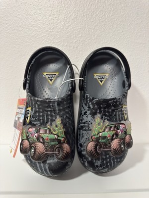Monster Jam Grave Digger Toddler Boys Slip-On Clogs