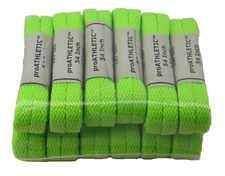 12 pair case - proATHLETIC sneaker shoelaces 8mm wide flat runner shoestrings!