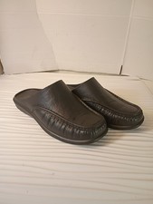 Black Rubber Men's Slippers Size 11. Slip On. B1