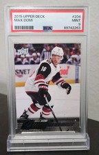 2015 Upper Deck Young Guns Max Domi Rookie Card #204 PSA 9 Young Guns. rookie card picture
