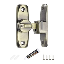 Barn Door Latches 90/180 Degree Small Flip Gate Latches Hardware Bronze
