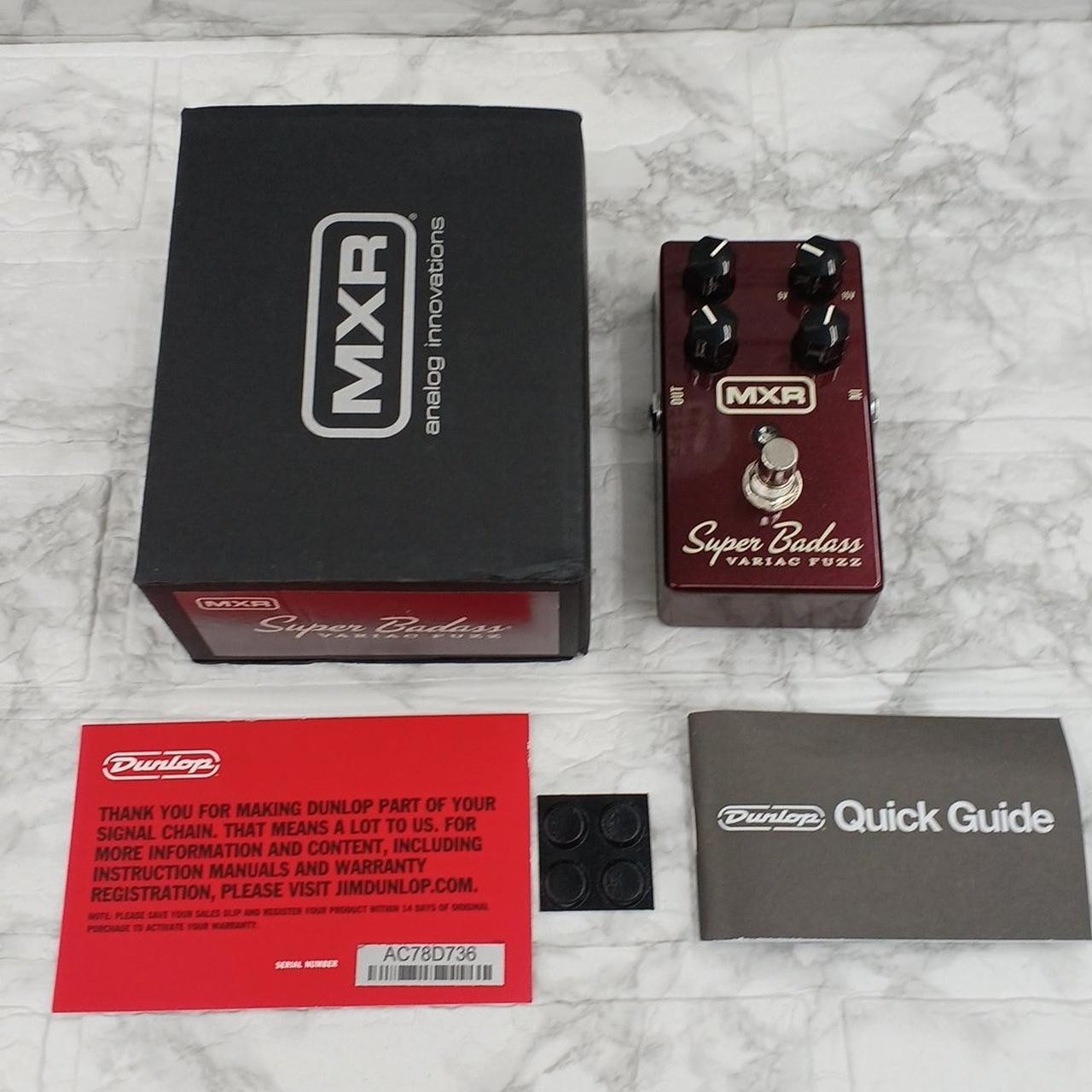 MXR M236 Super Badass Variac Fuzz Guitar Effects Pedal