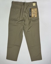 Eddie Bauer Relaxed Fit Khakis Men's 34x32 33x31.5 NWT Brown VTG Outdoor