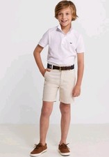 Vineyard Vines Boys Red White Blue AM Flag Canvas Belt SZ 26 Retail 42 Preppy