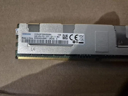 512gb ( 8x 64GB ) samsung M386A8K40BM ram ddr4 PC4 2400T