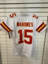 Nike Kansas City Chiefs Patrick Mahomes White Stitched Jersey Youth Large 14-16