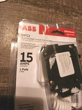 ABB 15 Amp Single-Pole Dual Function Arc Fault/GFCI Breaker (THQL1115DFA)