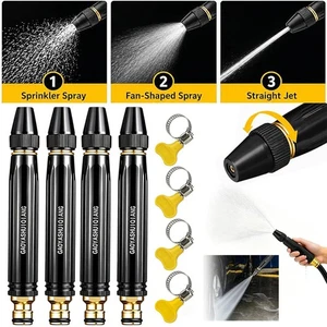 4 / 2 Pack Home Gun d'eau de lavage de voiture haute pression avec booster