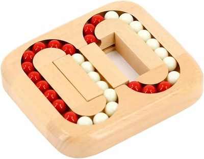 Dementia Games, Wooden Tile Brain Maze Game for Seniors Older Adults, Easy Puzzl