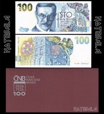 Czech Republic CZECHIA 100 korun 2026 P-32 COMMEMORATIVE IN FOLDER UNC NEW ISSUE