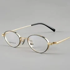 Retro Small Oval Reading Glasses Women Men Reader Titanium Eyeglass frames