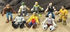 Imaginext Lote 8 Figuras Mixtas, Pirata Esqueleto, Cazafantasmas, Hombre Lobo, Punzón, etc.