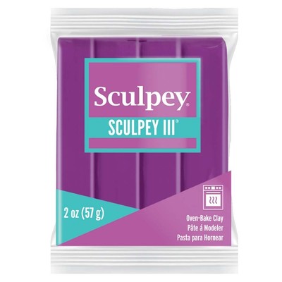 Sculpey III Oven-Bake Clay 2oz-Violet S302-515
