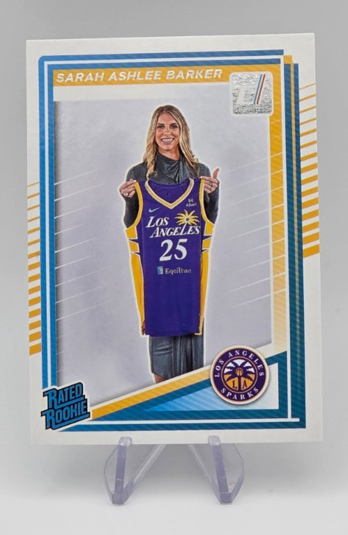 2025 Panini Donruss WNBA - Rated Rookie Sarah Ashlee Barker #100 (RC) Sparks