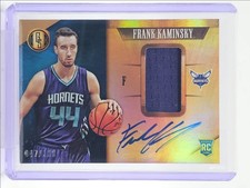 FRANK KAMINSKY 2015-16 GOLD STANDARD RPA ROOKIE PATCH RC AUTO 047/199