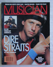 Vintage Magazine Musician Sept 1985 Dire Straits Brian Eno R.E.M. Knopfler   144
