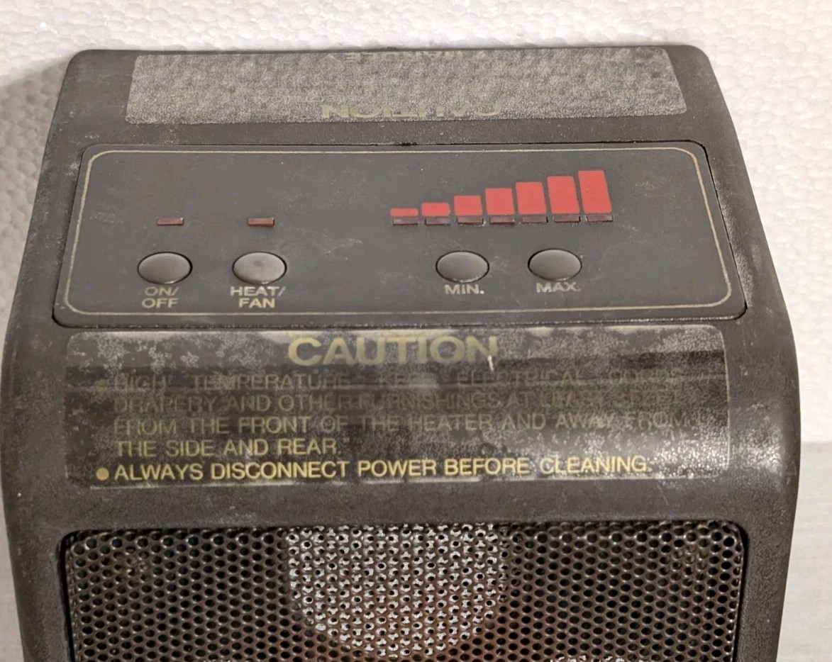 VTG Mini-Heater, LifeTime Disk Furnace Del-Rain 1500W Portable, Instant Heat WOW