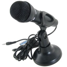 Black 3.5mm Microphone Jack W for Network Rooms