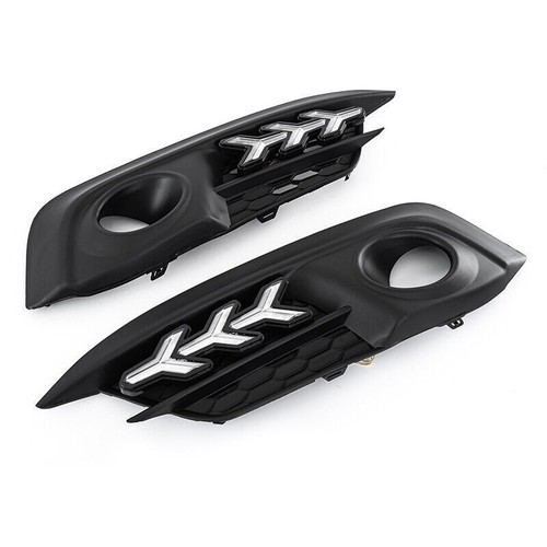 2016-2018 For Honda Civic LED DRL Daytime Running Light Fog Lamp w/ Turn Signal - Picture 7 of 12