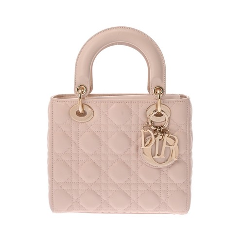 Dior LADY DIOR MY ABCDior Bag Small M0532OCAL_M413 Cannage lambskin pink Wom...