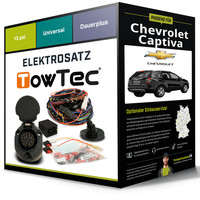 Elektrosatz 13-Pol Universell für Chevrolet Captiva 06.2006-Jetzt NEU Towtec