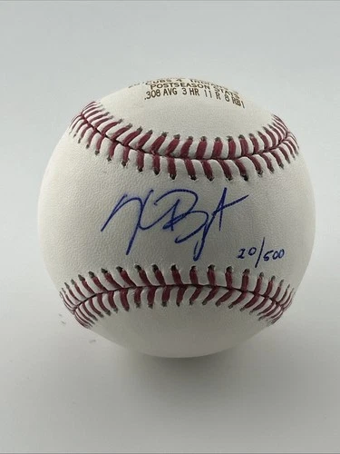 Chicago Cubs Kris Bryant Signed Baseball 20/500 2016 WS CHAMP Fanatics Authentic