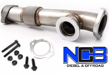 Upgraded Bellowed Passenger Up Pipe For 2004-2007 Ford 6.0l Powerstroke Diesel