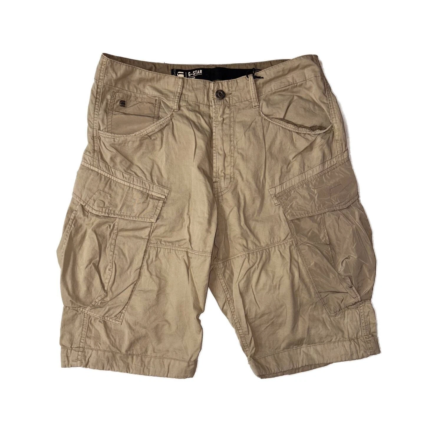 G-STAR Men's Khaki Rovic Loose Shorts RRP £60
Opens in a new window or tab