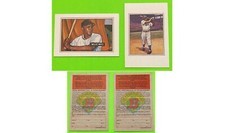 2  1989 BOWMAN GUM BASEBALL SWEEPSTAKES CARDS, WILLIE MAYS & JACKIE ROBINSON EXC