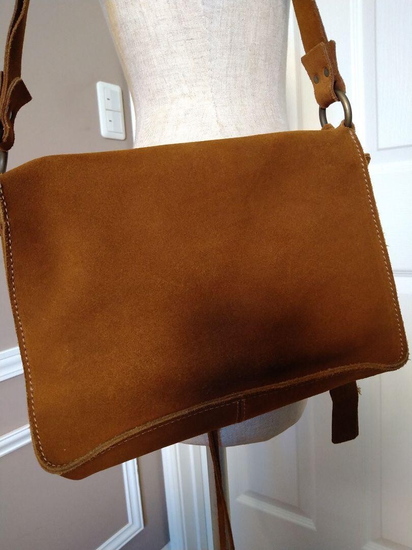 Dolce & Gabbana D&G suede Leather Butterfly Bag Women Brown