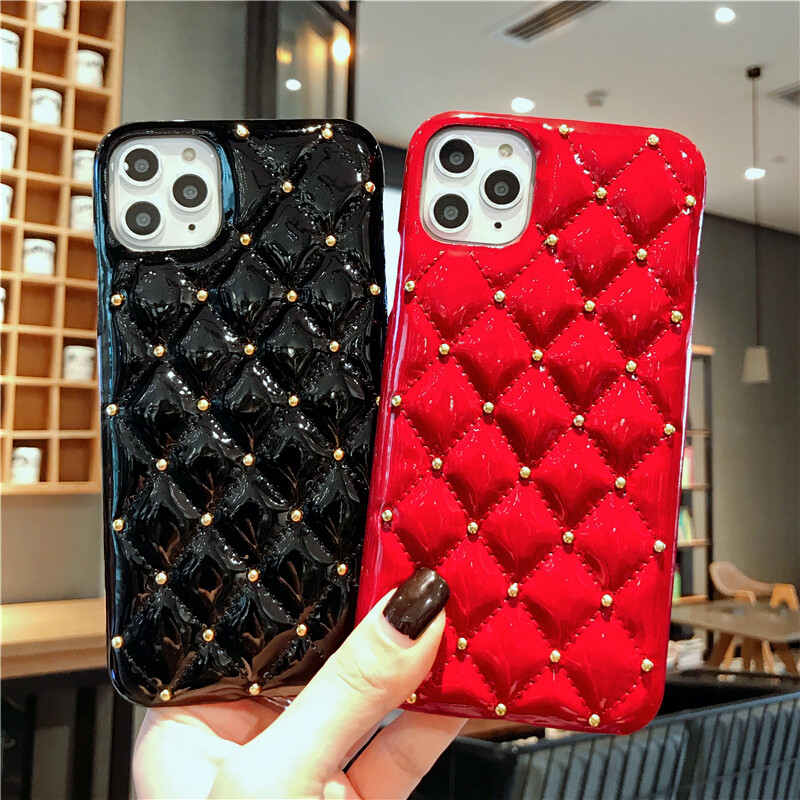 Luxury Bling Glitter Leather Protective Back Case Cover For iPhone