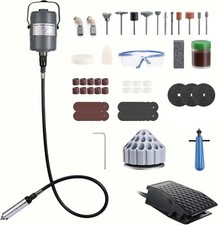 DZQ Rotary Flex Shaft Grinder 380W 20000RPM with Foot Pedal  83PCS Accessories