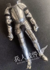 Z Brown Art 1/6th Knight Full body armor + plain body + lining model for 12''