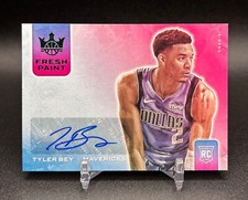 2020-21 Panini Court Kings Tyler Bey Fresh Paint Ruby RC AUTOGRAPH!!