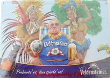 Blechschild Schild 20x30 cm Brauerei Bier Veldensteiner Sammelschild Fussball