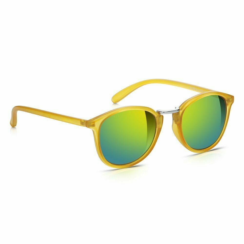 Sunglass Junkie Womens & Mens Retro Funky Mirrored Round Lens Sunglasses RRP £39