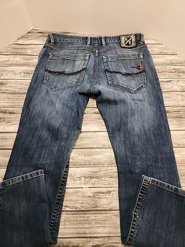 Quiksilver Reese Forbes Signature Mens Blue Regular Fit Denim Jeans Sz 33x30 - Picture 9 of 11