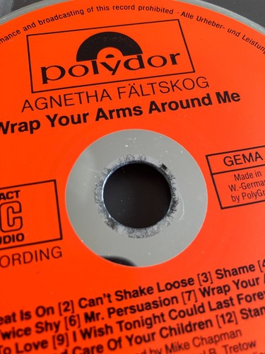 *RARE* POLYDOR RED FACE Agnetha Faltskog ABBA Wrap Your Arms Around Me 1983 - Picture 4 of 8
