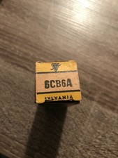 6CB6A SYLVANIA INDUSTRIAL VACUUM TUBE VALVE  NOS 