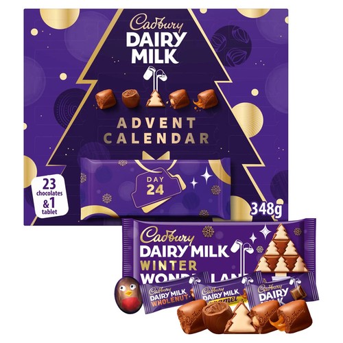 Cadbury Advent Calendar Dairy Milk Creamy chocolate Christmas Treat - Picture 5 of 12