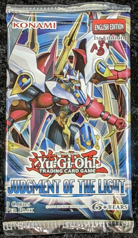Judgment of the Light 1st Edition YuGiOh Booster Pack - Image 2 of 3