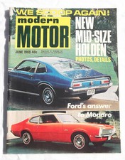 Magazine HT Holden Ford Maverick Renault 16 Mazda Cosmo Mini 1100K VF Valiant