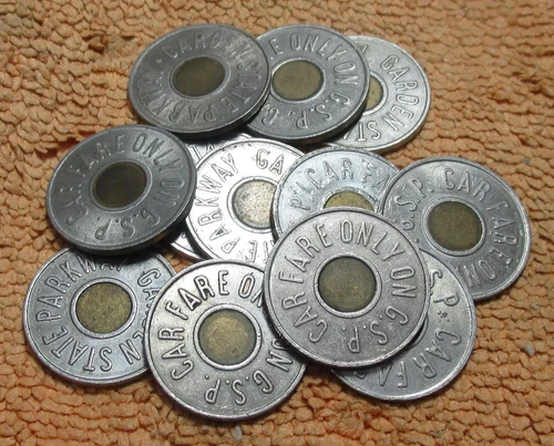 One (1) Garden State Parkway Token - Average Circulated Condition