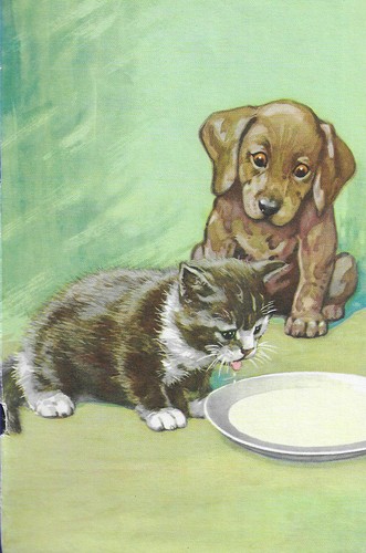 Weimaraner Print - 1956 Vintage Color Dog Art Print - Matted