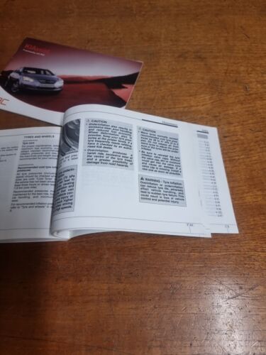 Kia Carens / Rondo Owners Manual Handbook Book Pack & Waller 06-13 Mk2 - Picture 13 of 13