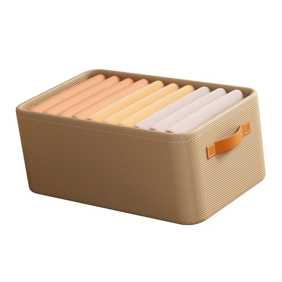 Clothing Storage Box Foldable Non Woven Fabric Drawer Type Clothing Organizer - Image 4 of 4