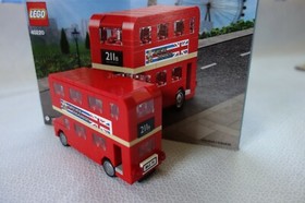 Lego Creator 40220 London Double Decker Bus - Complete - Manual - No Box