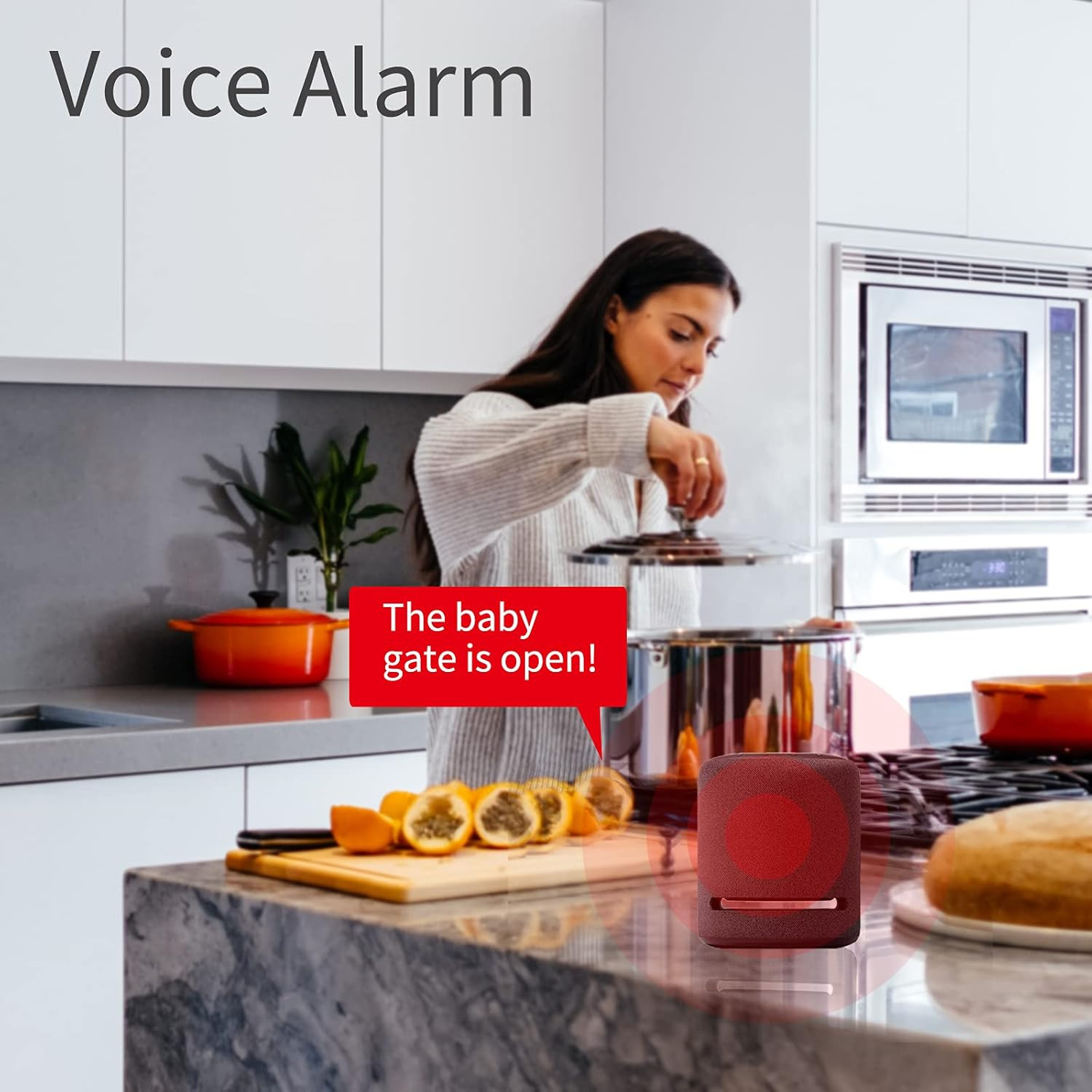 Zigbee Contact Sensor, Door and Window Monitor, Home Automation, Works with H...