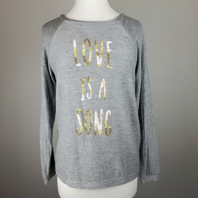 Lc Disney Love Is A Song Sweatshirt M Ebay