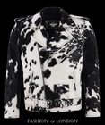 Men's Brando Style Biker Leather Jacket Hair On Cowhide Classic Fashion Jacket